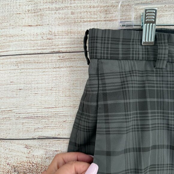 Nike Golf Tour Performance Dri Fit Shorts Men's Size 35 Gray‎ Plaid - Picture 3 of 8